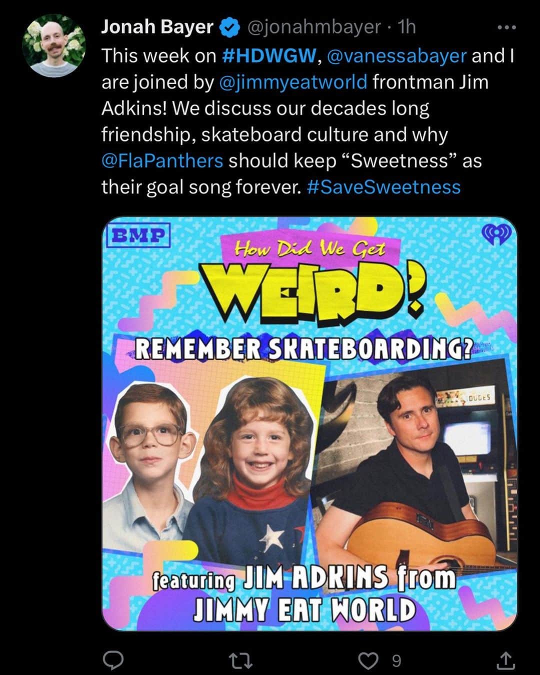 ジム・アドキンスのインスタグラム：「I rap … out with Vanessa and Jonah Bayer about ye olden times. Mostly about going all in on the dream of shredding while being too young to skate anything close to said dream. Lots of no comply over parking blocks. And building your own launch ramp, freehanding the jigsaw arc for the sides. It’s really amazing any of us made it to high school.」