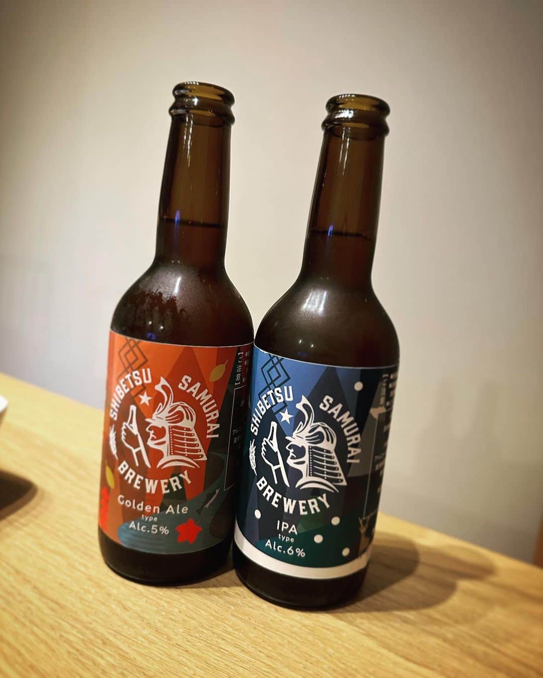 鈴木蛍のインスタグラム：「士別ビールで乾杯🍻 #士別ビール #士別 #ご当地ビール」