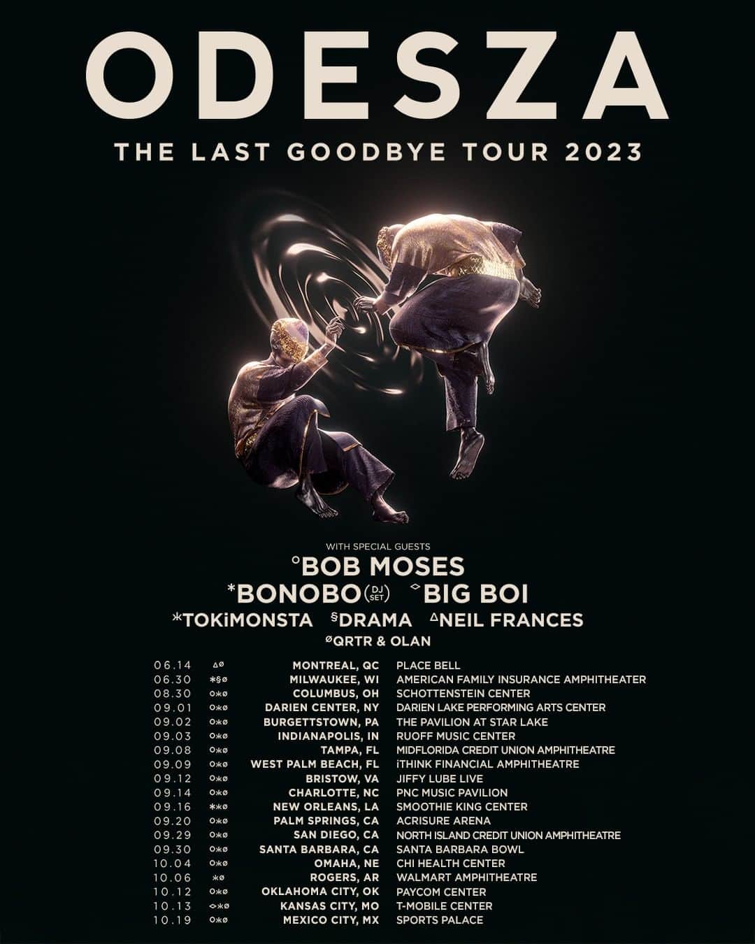 TOKiMONSTAのインスタグラム：「Pack your bags and get your dancing shoes ready, because @odesza and I are hitting the road this fall! 🕺🎉」