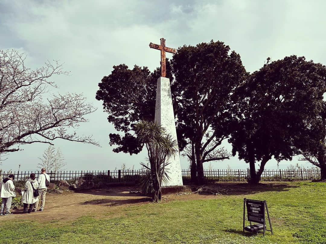 japantripのインスタグラム：「桜が🌸少し、咲き始めてました。 #原城跡  #南島原情報局  #南島原市 #worldheritage  #世界が認めた原城跡  #長崎  #長崎観光」