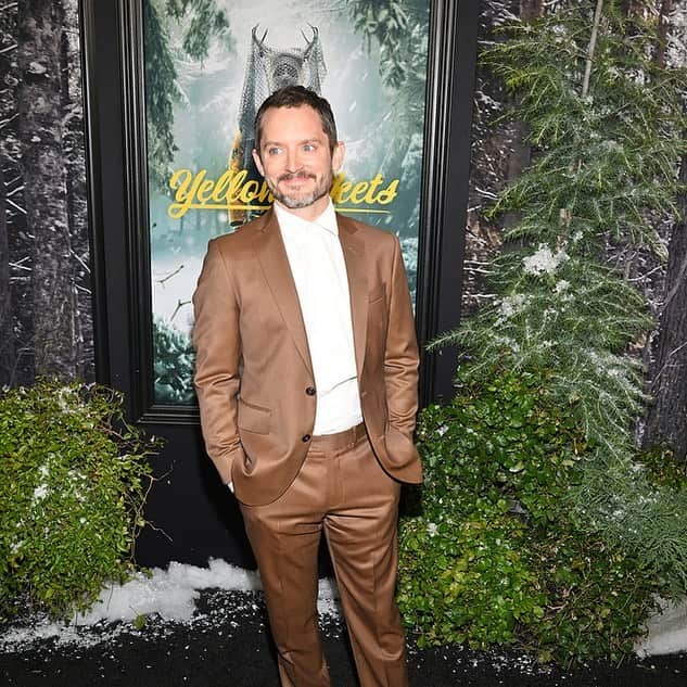 ブルックリン テーラーズのインスタグラム：「Elijah Wood at the Yellowjackets season 2 premiere wearing our BKT50 suit in Oakwood.」