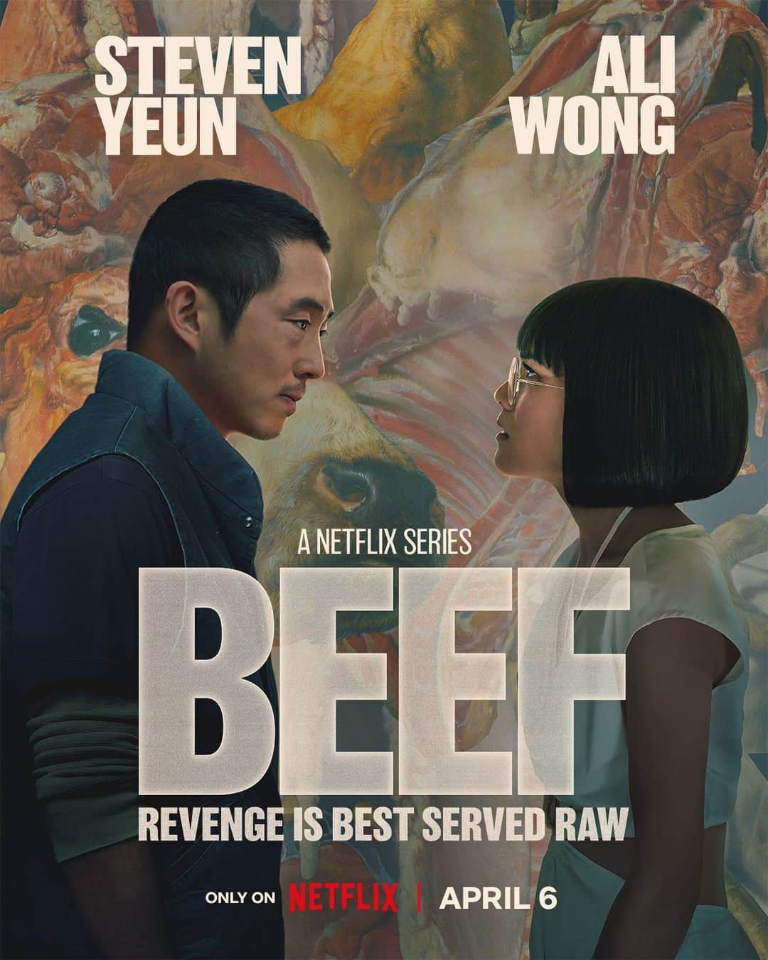 スティーヴン・ユァンさんのインスタグラム写真 - (スティーヴン・ユァンInstagram)「BEEF. @netflix @a24  April 6.」3月28日 4時54分 - steveyeun