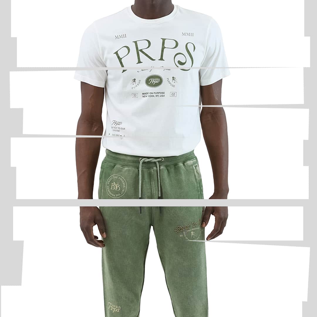 ピーアールーピーエスのインスタグラム：「Crisp white, a pop of green, and tons of personality makes our Buds Tee the perfect casual tee for every day.」