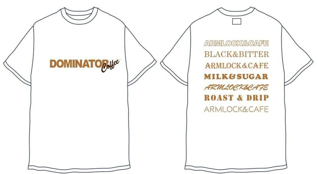 弥益ドミネーター聡志のインスタグラム：「DOMINATOR Special Blend Tシャツ  4/2(日)『のみ』、銀座LOFTでのHOLY SHIT POP  UP STORE内で販売するはずです。 @holyshit_kamiuma.cafe   このためだけに版を作り直していただいた完全オリジナル仕様です😇 よろしければチェックしてみてください。  #弥益ドミネーター聡志  #ドミT #ABOUT」