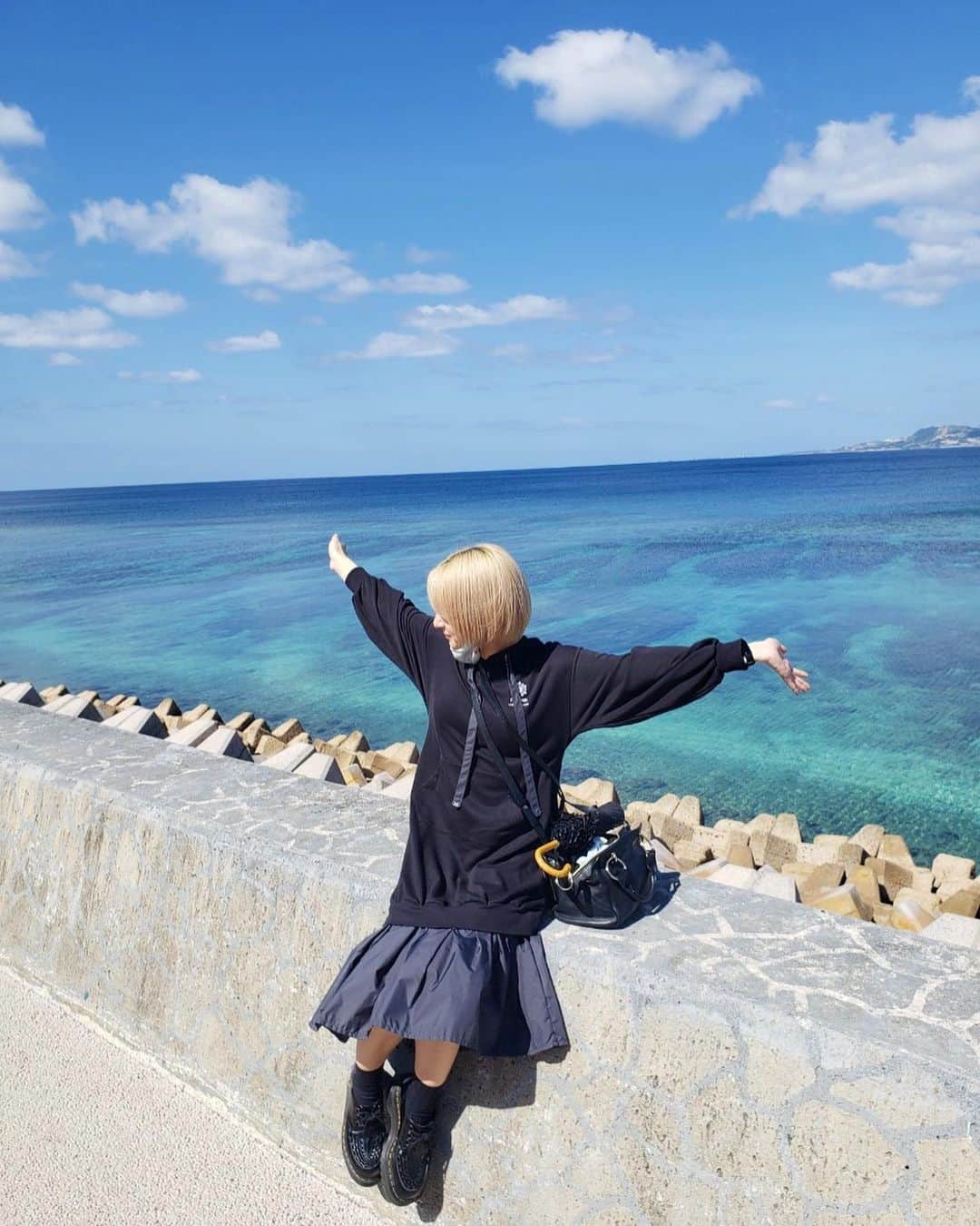 吉田有里のインスタグラム：「お き な わ ！ #沖縄 #許田」