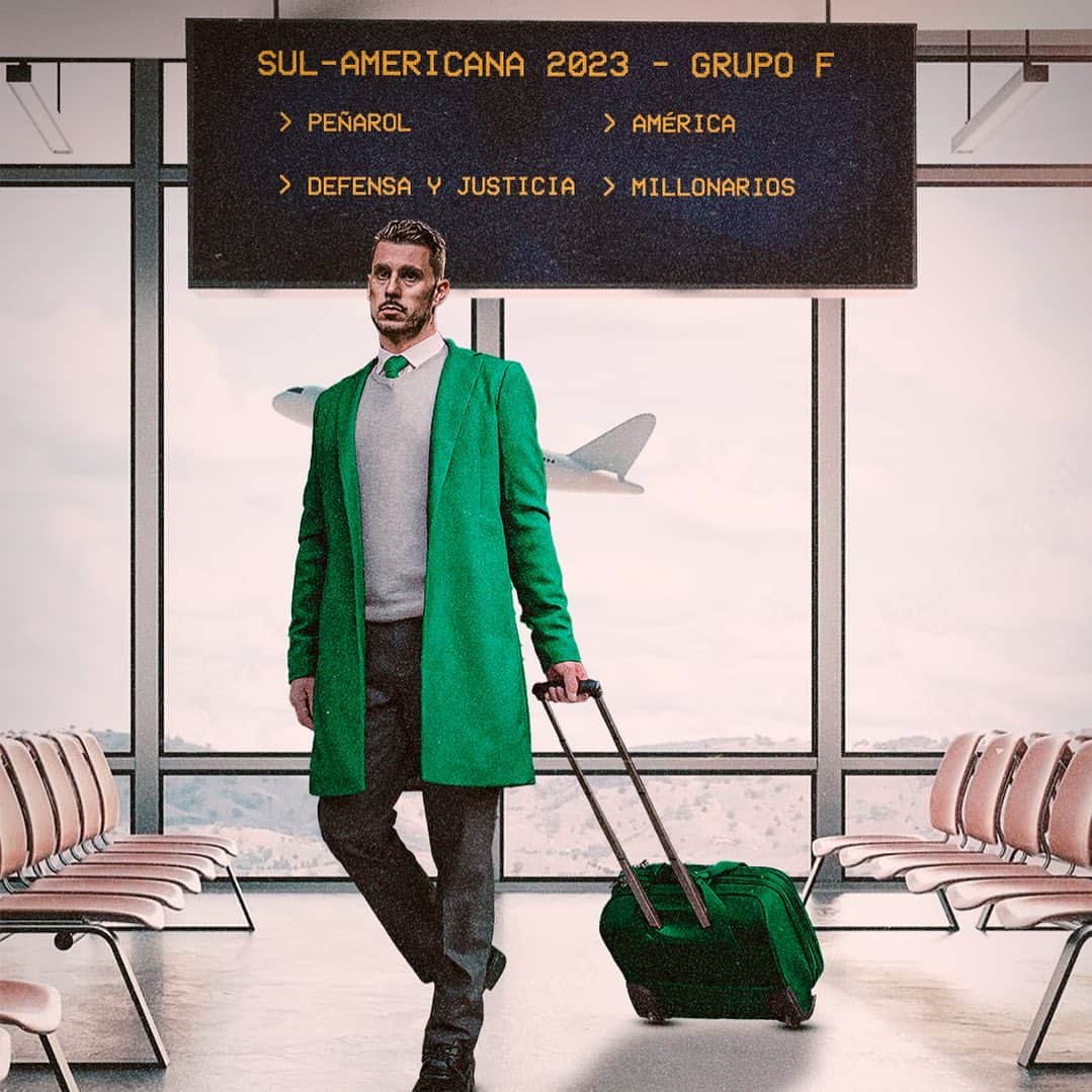 ダニーロ・フェルナンド・アベラールのインスタグラム：「Grupo definido na @sudamericana ! Vamos com tudo @america_mg」