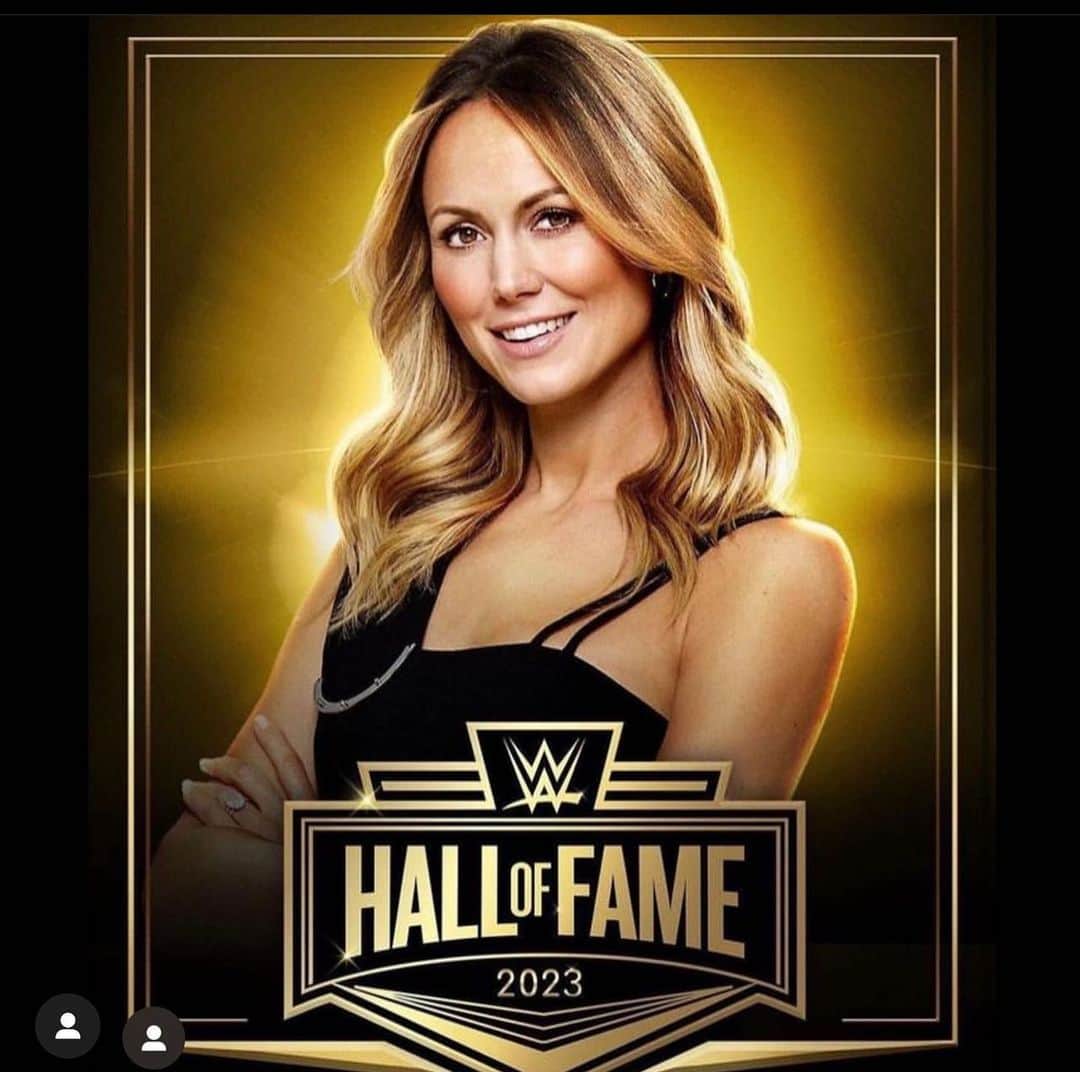 トリー・ウィルソンのインスタグラム：「Congrats to my girl @stacykeibler - who is Hall of Fame bound!  So happy to see you celebrated for being an unforgettable part of @wwe forever. ❤️✨」