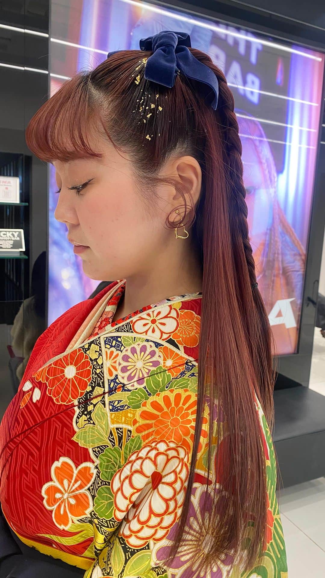 Sachiのインスタグラム：「Hair Set 💗🎀🪐🇯🇵🫶🏻  ご卒業おめでとうございます🌸 Big LoVE&Kiss Kiss」