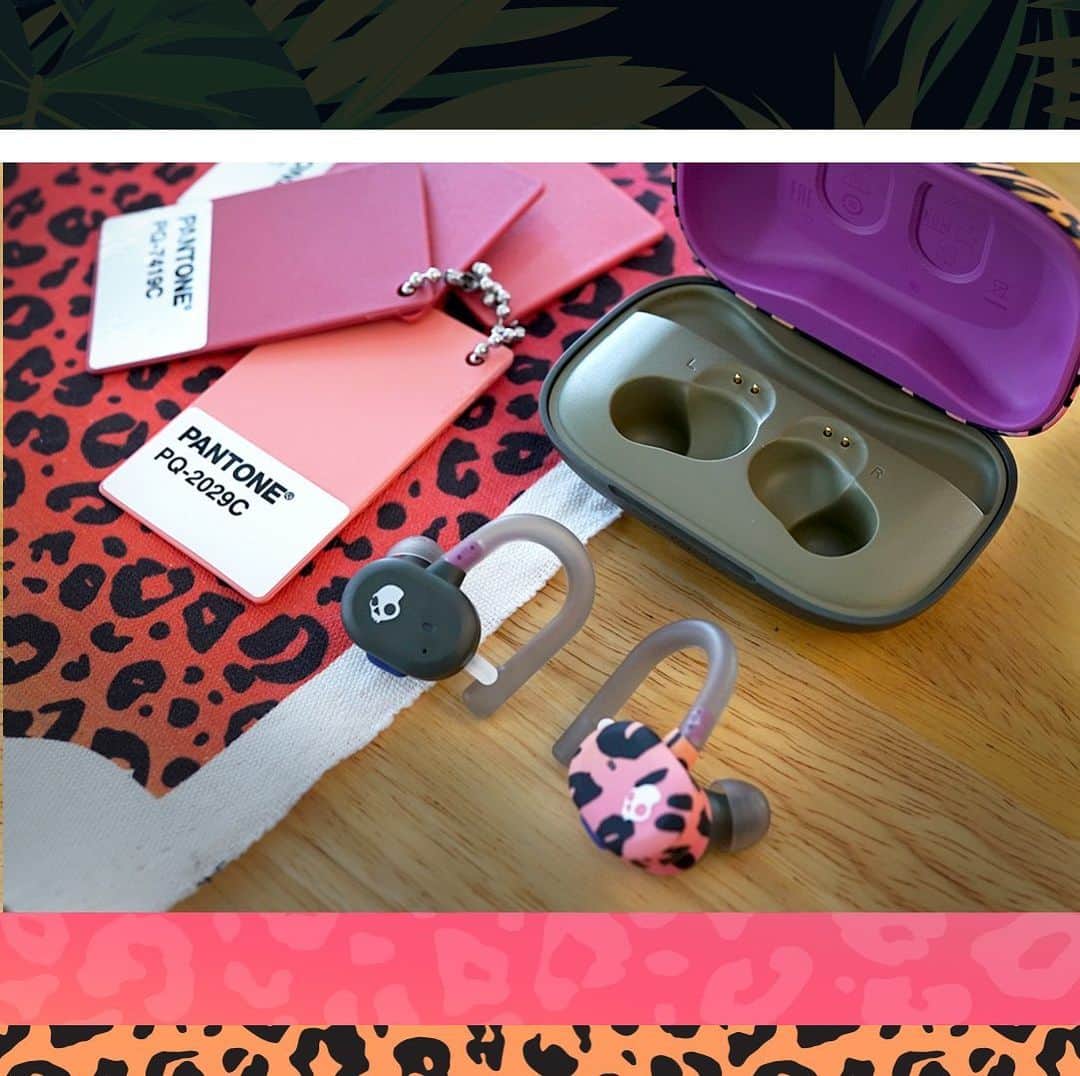 Skullcandy Japanのインスタグラム：「BURTON Push Active 4月6日新発売💀 Skull-iQテクノロジー搭載 ハンズフリーコントロール、44時間バッテリー、防水、耐汗を備えたパワフルイヤホン🙌 見た目も機能面も最高な完全ワイヤレスイヤホン🐆」