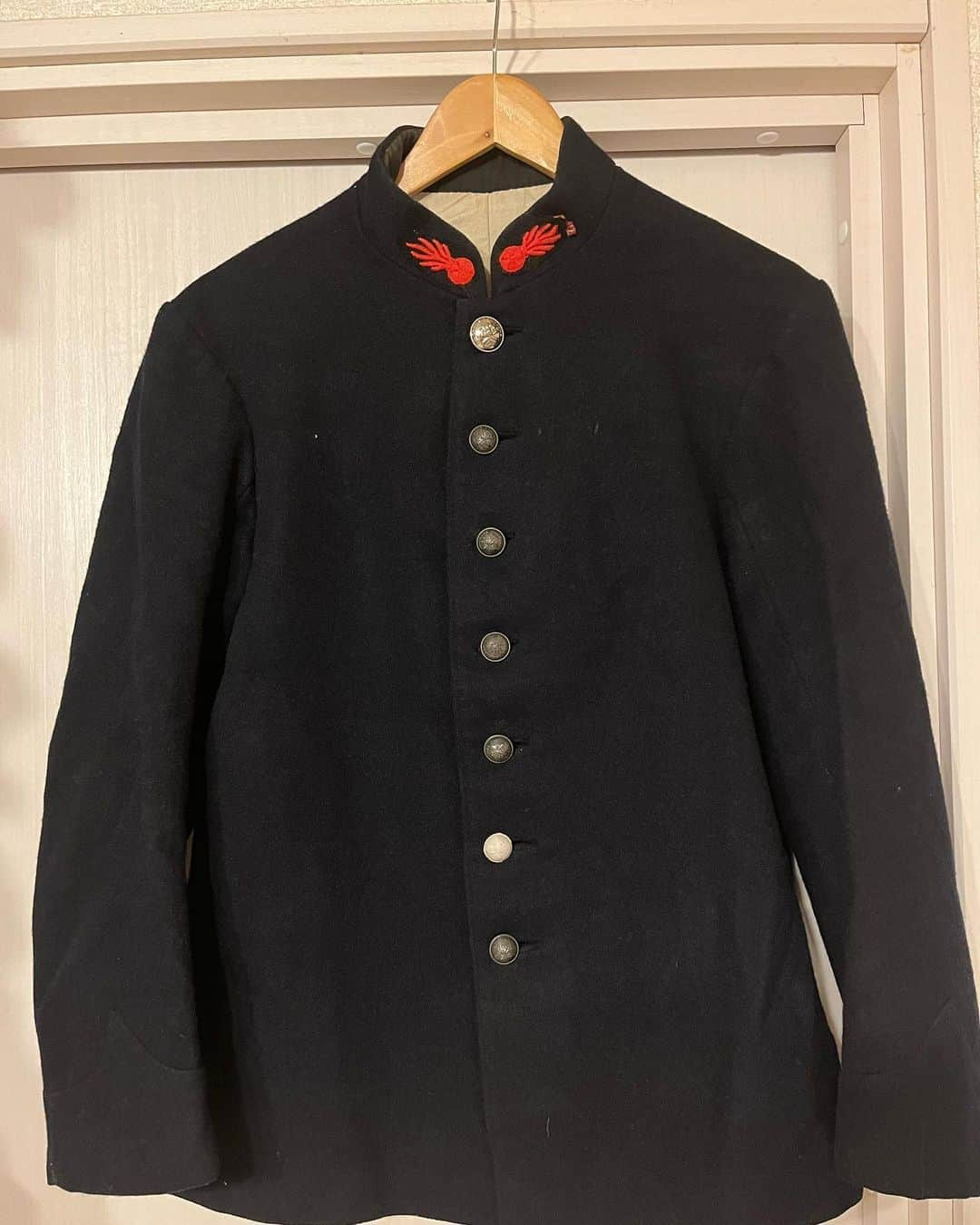 樋口和真さんのインスタグラム写真 - (樋口和真Instagram)「#vintage #antique #eurowork #firemanjacket #french #古着#vintagestyle #asagi #1900s  #もう買わない#大阪  美しい いや、ふつくしい」3月28日 16時29分 - musiclifetyag