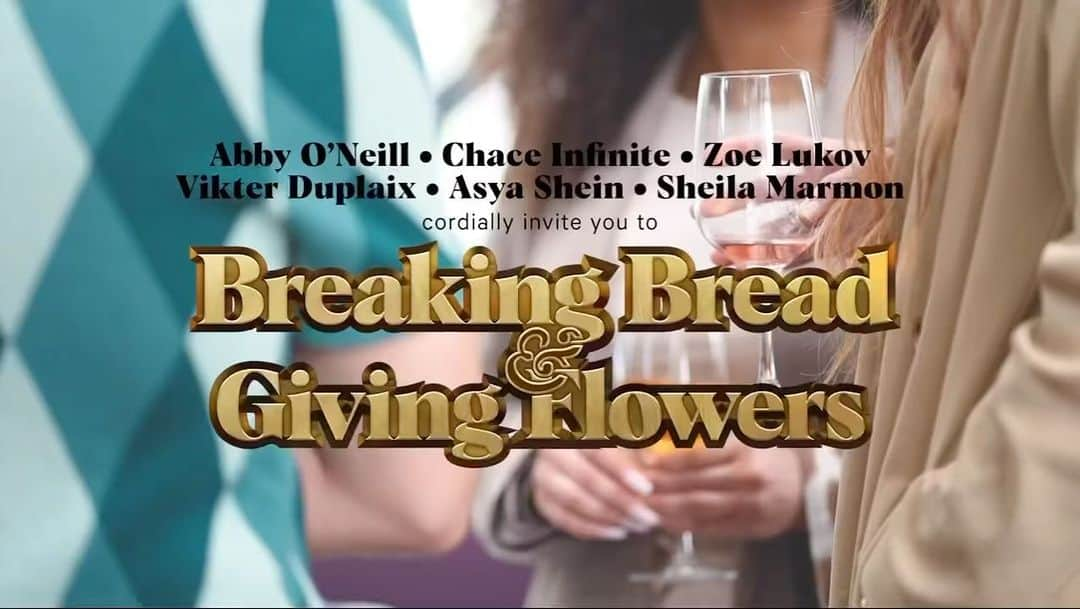 ポーラ・パットンのインスタグラム：「Giving my flowers to this wonderful organization *Breaking Bread and Giving Flowers* that takes the time and resources to celebrate great artists! Bravo! 💐🥖💞」