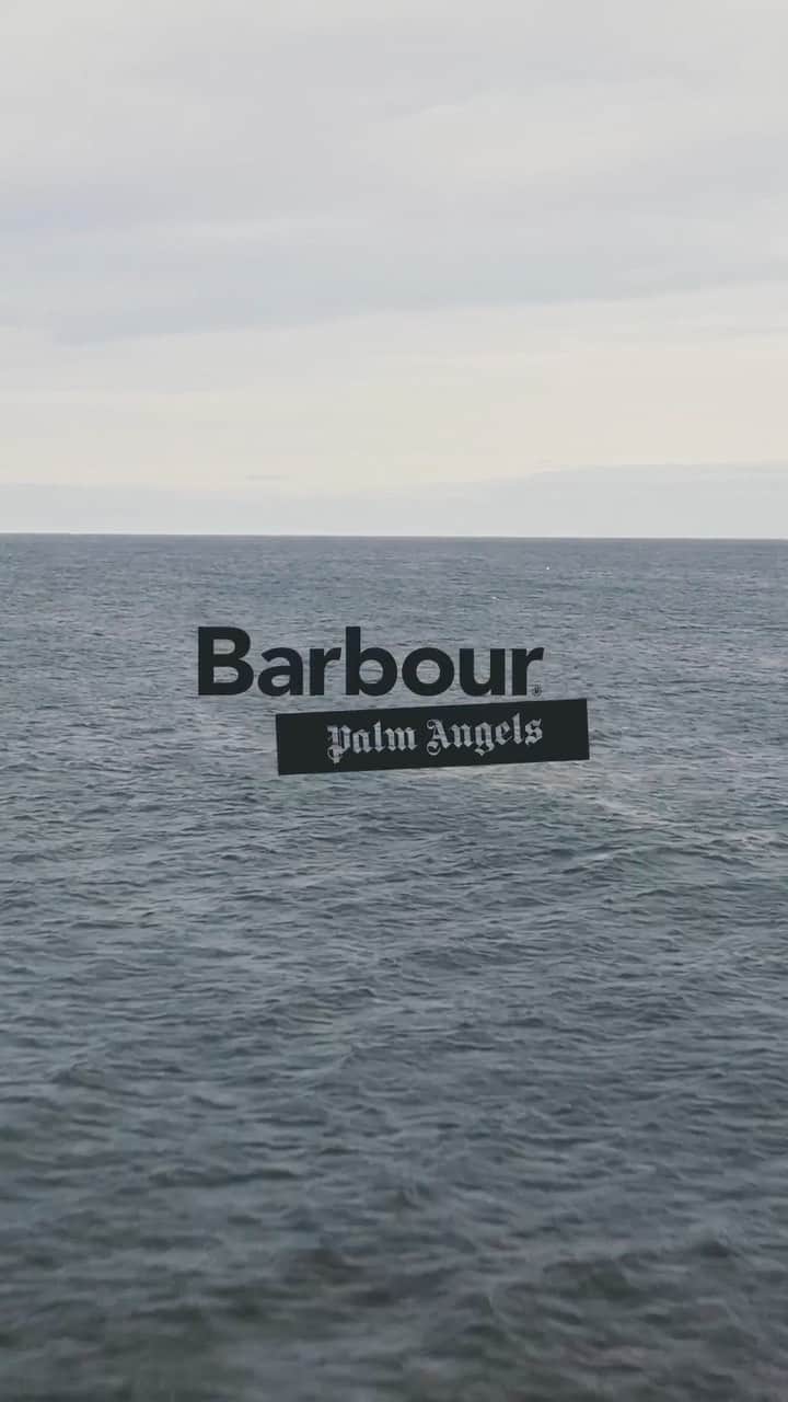パーム・エンジェルスのインスタグラム：「Palm Angels lays its transformative gaze on the Barbour Bedale Wax Jacket.   The day has come: the announced pre-order list is officially open, link in bio.   And a new classic is here.  @barbour   #PalmAngelsxBarbour」