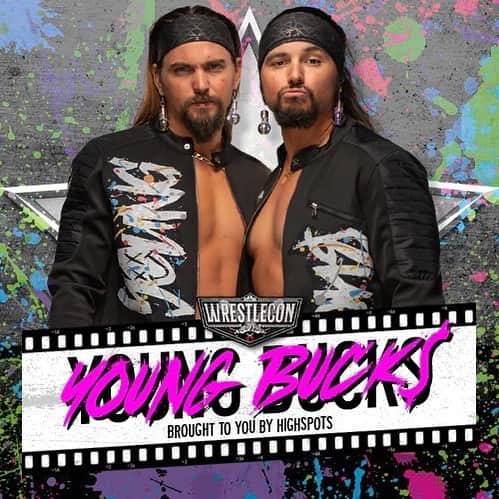 ニック・ジャクソンのインスタグラム：「Come meet and greet us in LA Saturday at wrestlecon!」