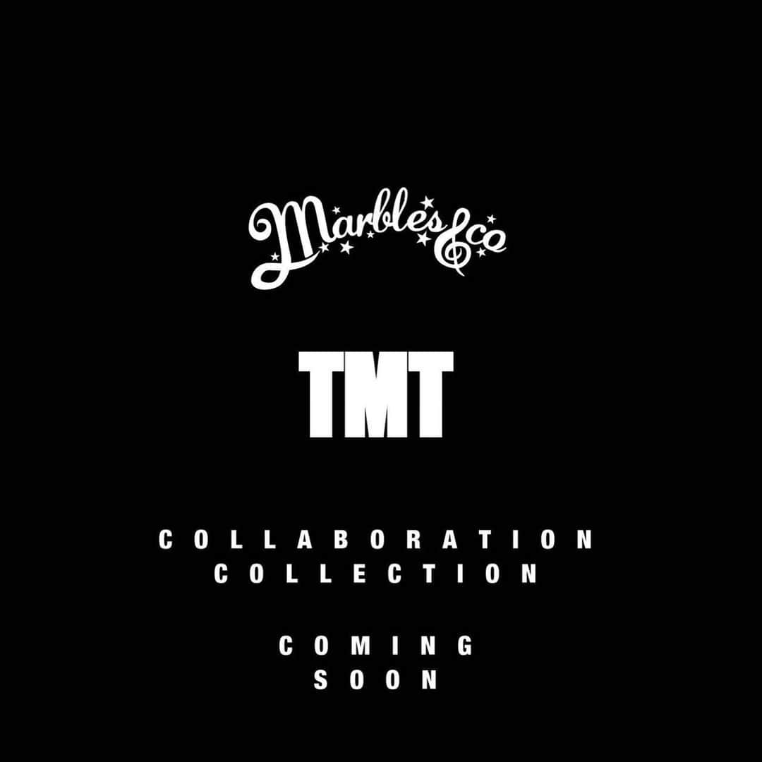 ティーエムティーさんのインスタグラム写真 - (ティーエムティーInstagram)「. TMT @tmt_bigholiday × Marbles @marbles_official . . Coming Soon . . #Marbles #マーブルズ #tmt #tmt_bigholiday #ティーエムティー」3月28日 19時41分 - tmt_bigholiday