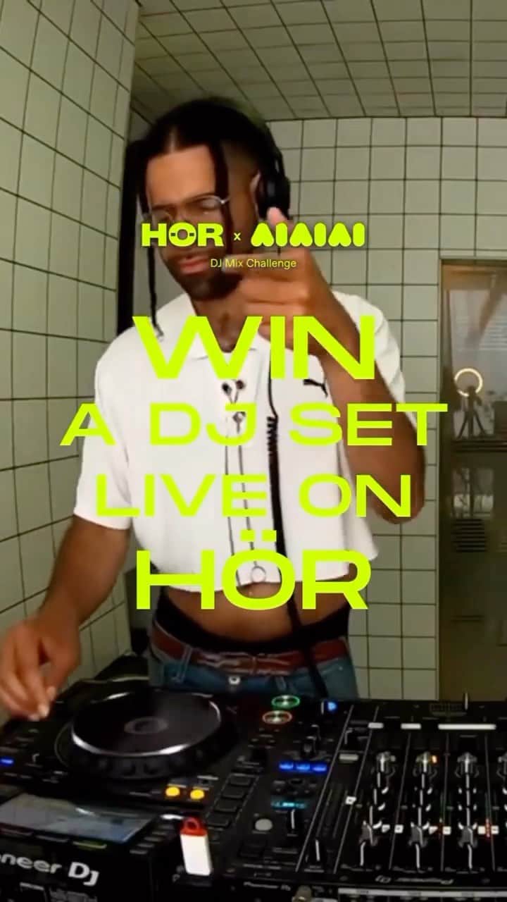 AIAIAIのインスタグラム：「Entries close Friday 31st March 🔗 in bio to submit your mix!   Three winners will get:  - 1-hour DJ set live on HÖR. - Return flight to Berlin from anywhere. - 1 night of hotel accommodation. - TMA-2 DJ headphones.  Good luck! 🙌」