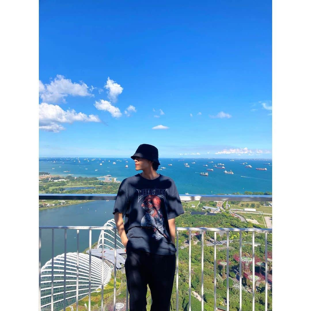 藤枝喜輝のインスタグラム：「🇸🇬」