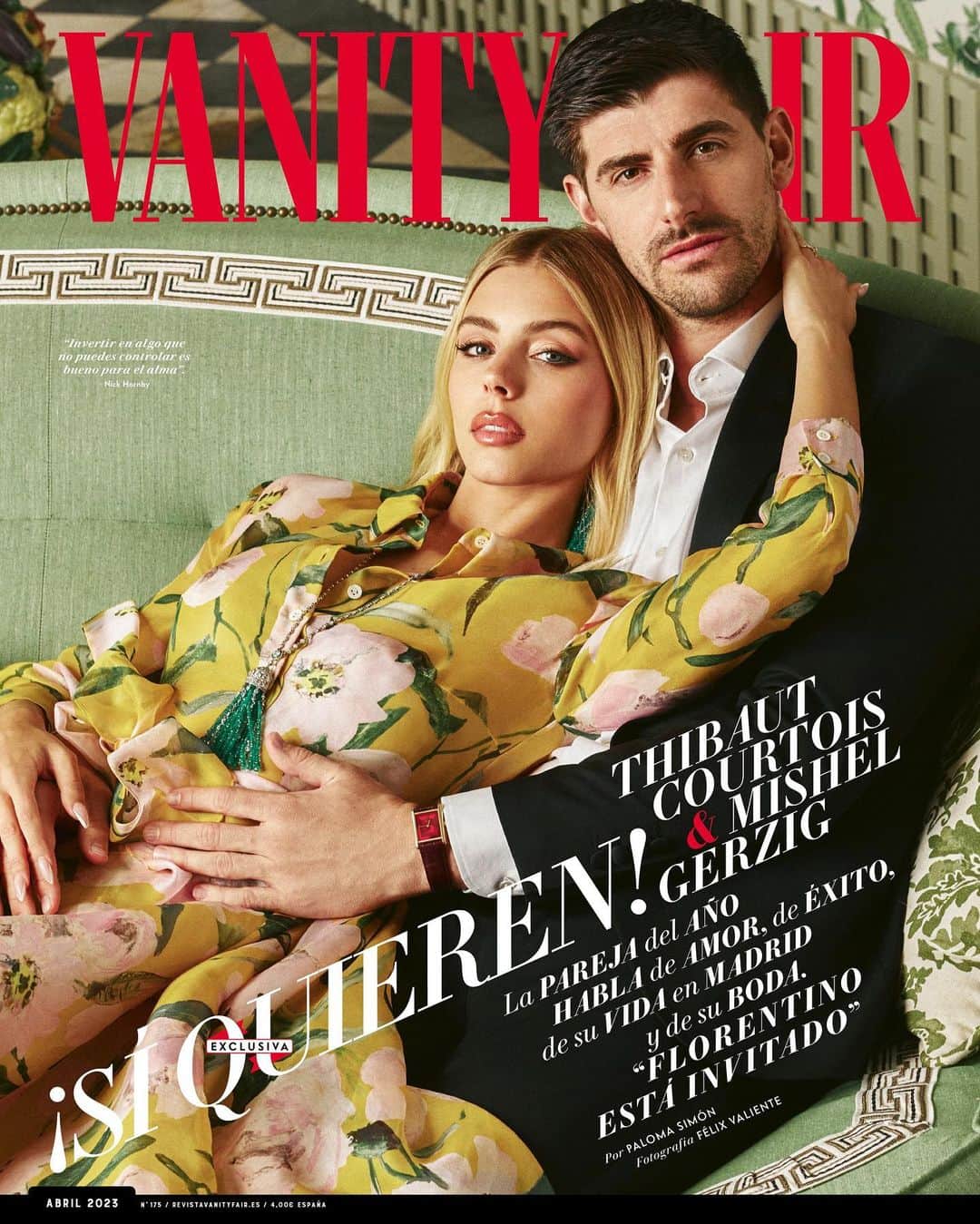 ティボ・クルトゥワのインスタグラム：「We are very excited to share with you our new cover for @vanityfair @vanityfairspain  We want to thank all the team for an amazing day together. ❤️」