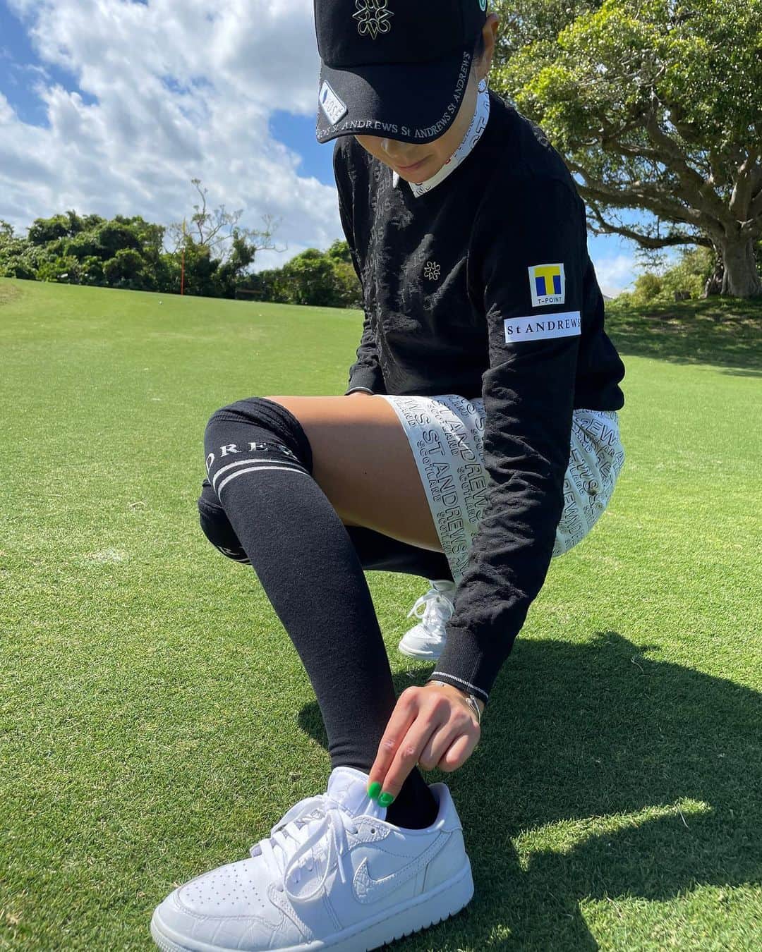 木戸愛さんのインスタグラム写真 - (木戸愛Instagram)「My golf shoes👟⛳️🏀 リズム良く、強く歩きます。 @niketokyo#nike」3月28日 21時50分 - megumikidoofficial
