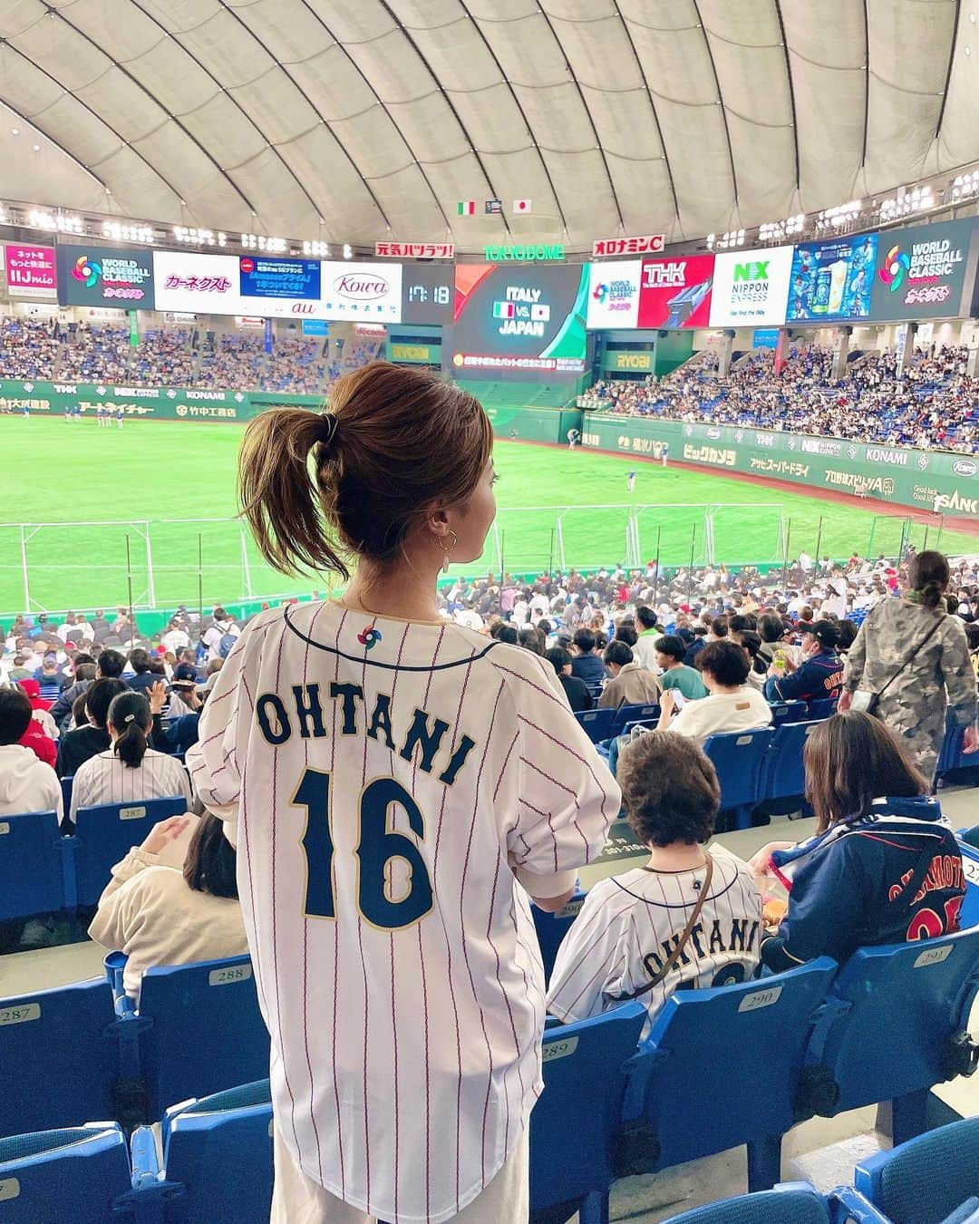 高木由紀のインスタグラム：「今更すぎますが、、笑笑笑  優勝おめでとうありがとうーーー🇯🇵⚾️♡♡♡  #時間差すぎ投稿 #wbc  #侍ジャパン  #日本優勝おめでとう #大谷翔平 #ダルビッシュ有 #日本ハムファイターズ」