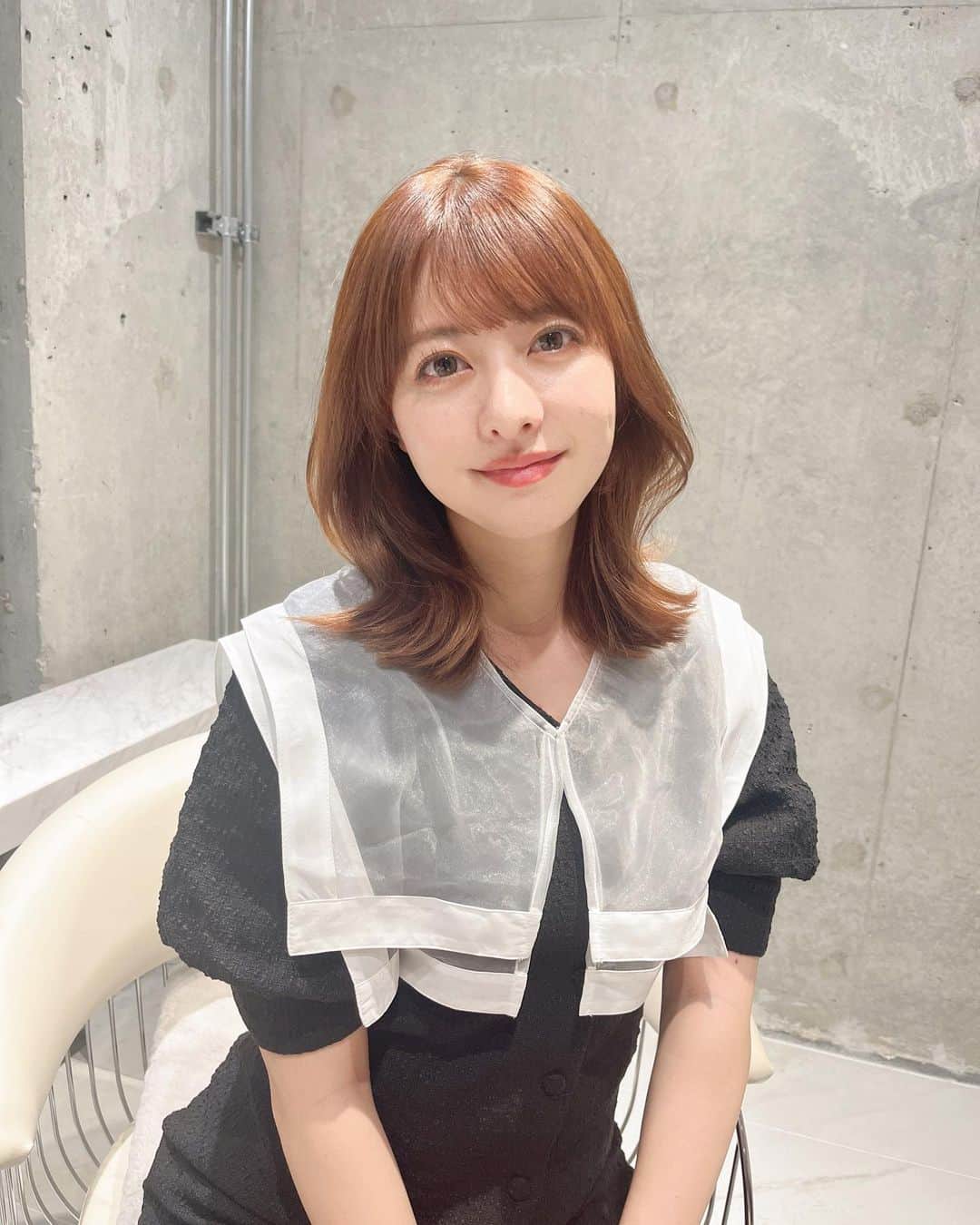 羽島みきのインスタグラム：「イメチェン。。。🐝🌷  どうかな？？🥹🌷」