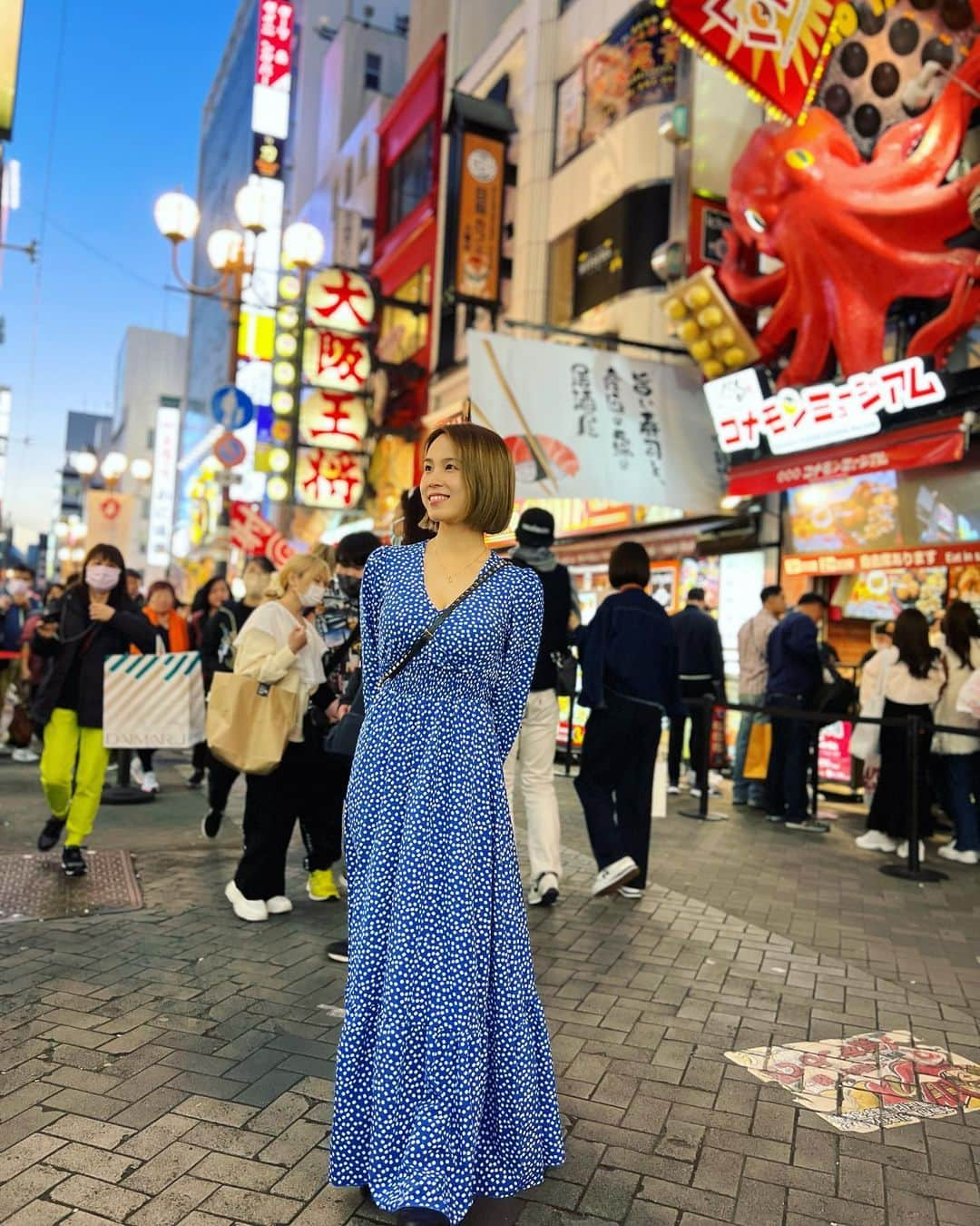 犬童美乃梨さんのインスタグラム写真 - (犬童美乃梨Instagram)「大阪に来ています🐙  #大阪」3月28日 23時44分 - minudo