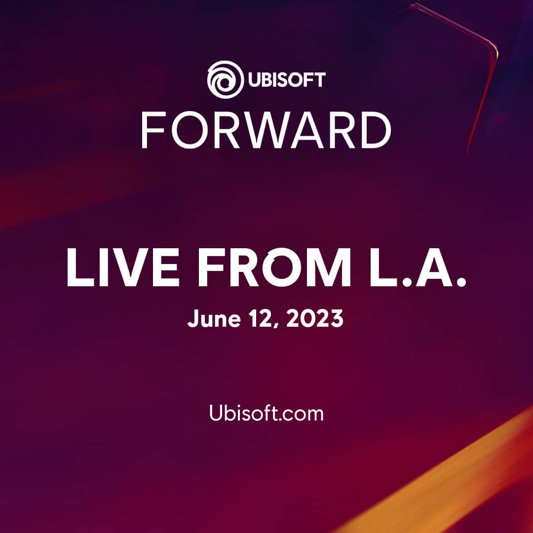 Ubisoftのインスタグラム：「✨SAVE THE DATE ✨  Join us on June 12 at 10 AM PST for #UbiForward live from Los Angeles, for game updates and reveals!」