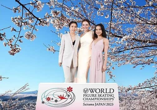 村元哉中のインスタグラム：「Worlds 2023  Closing Banquet part 1 🌸🌸🌸  #世界選手権2023 #worldfigure  #かなだい #k7d1 #banquet #バンケット @kanadai_team_official  #高橋大輔 #村元哉中」