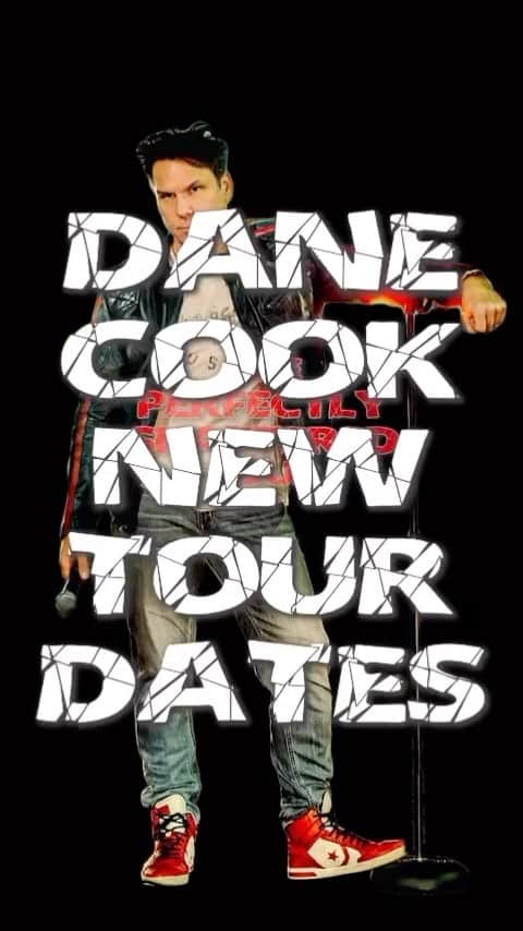 デイン・クックのインスタグラム：「My Dane Cook - Perfectly Shattered tour is growing! New tour dates up now. Get’em fast. Thx @jayjaymay for the killer hype vid!!」