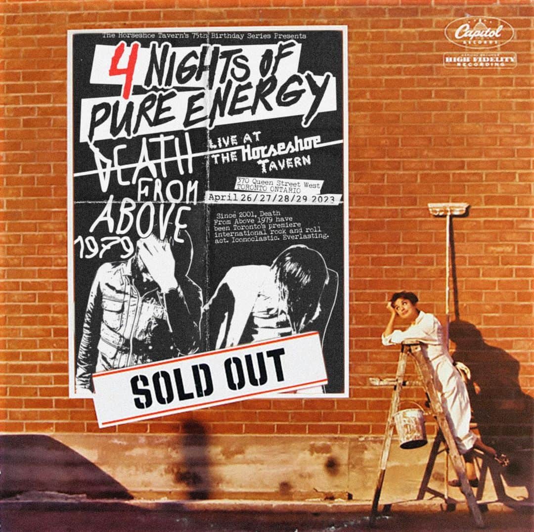 Death from Above 1979のインスタグラム：「TOTALLY SOLD OUT. 4 Nights Of Pure Energy. DFA1979 as they were meant to be. Iconoclastic. Everlasting.」