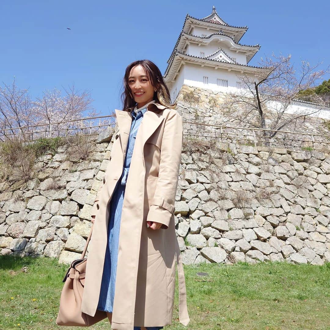のインスタグラム：「Enjoy spring 🌸  昨日家族とお花見行ってきました🥰  #明石 #桜 #sakura #TakenWithXperia」