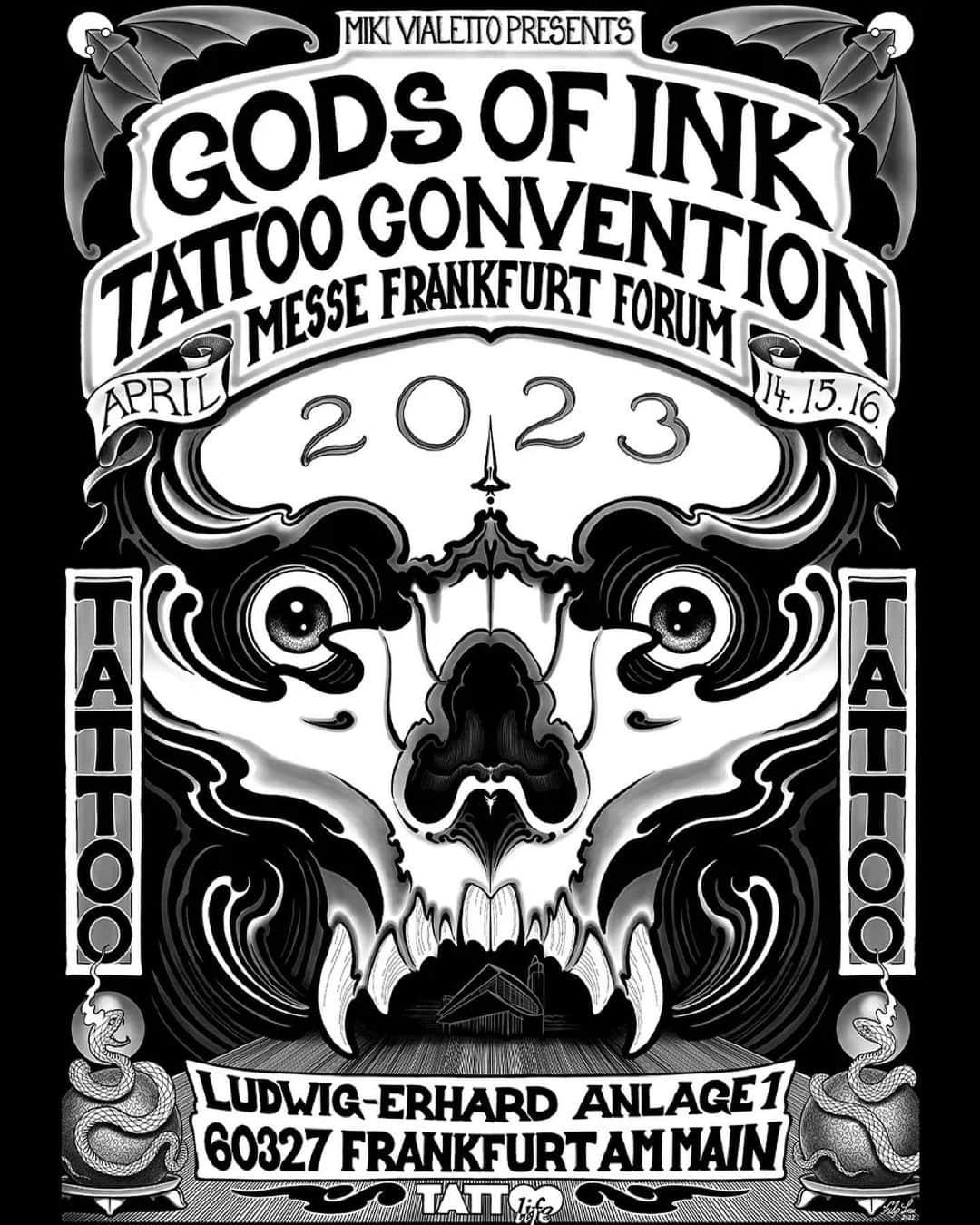 SHIGEのインスタグラム：「I will attend “Gods of Ink Tattoo Convention” in Frankfurt Germany on 14, 15, 16, April,, There is still availability for tattoo appointment,, please contact to yellowblazetattoo@gmail.com  Thank you for having me @godsofinktattooconvention @mikivialetto I’m looking forward to seeing you all!  #shige #shigetattoo #shigeyellowblaze #yellowblazetattoo #黄炎 @bishoprotary #bishoprotary #bishopfamily @inkeeze #inkeeze #dipcaps @dipcaps @davincineedles @fusionink #fusionink #fusioninkproteam #godsofink」