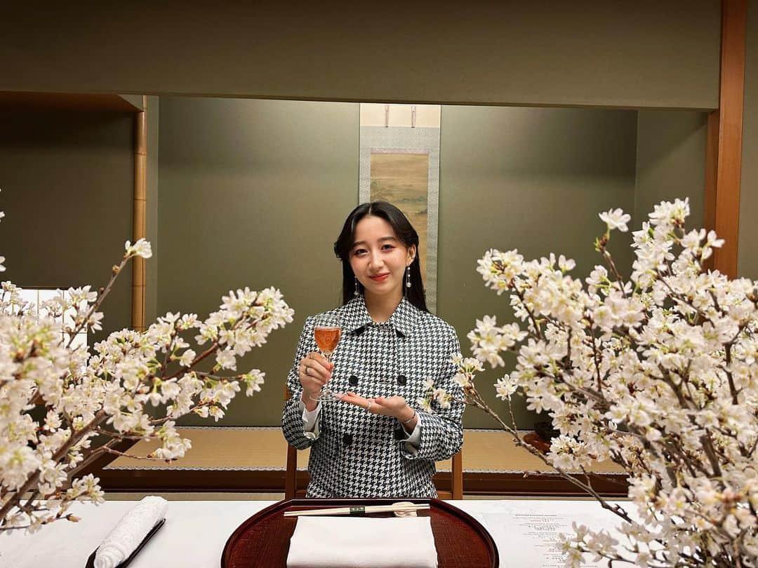 木村心美さんのインスタグラム写真 - (木村心美Instagram)「楽しいディナーでした♥️🤤🤤🥰beautiful Sakura🤩」3月29日 14時34分 - cocomi_553_official