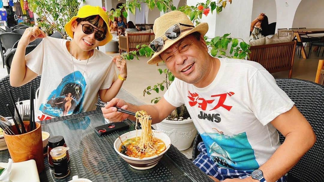 丸尾孝俊のインスタグラム：「きんたまーに😅らーめん」