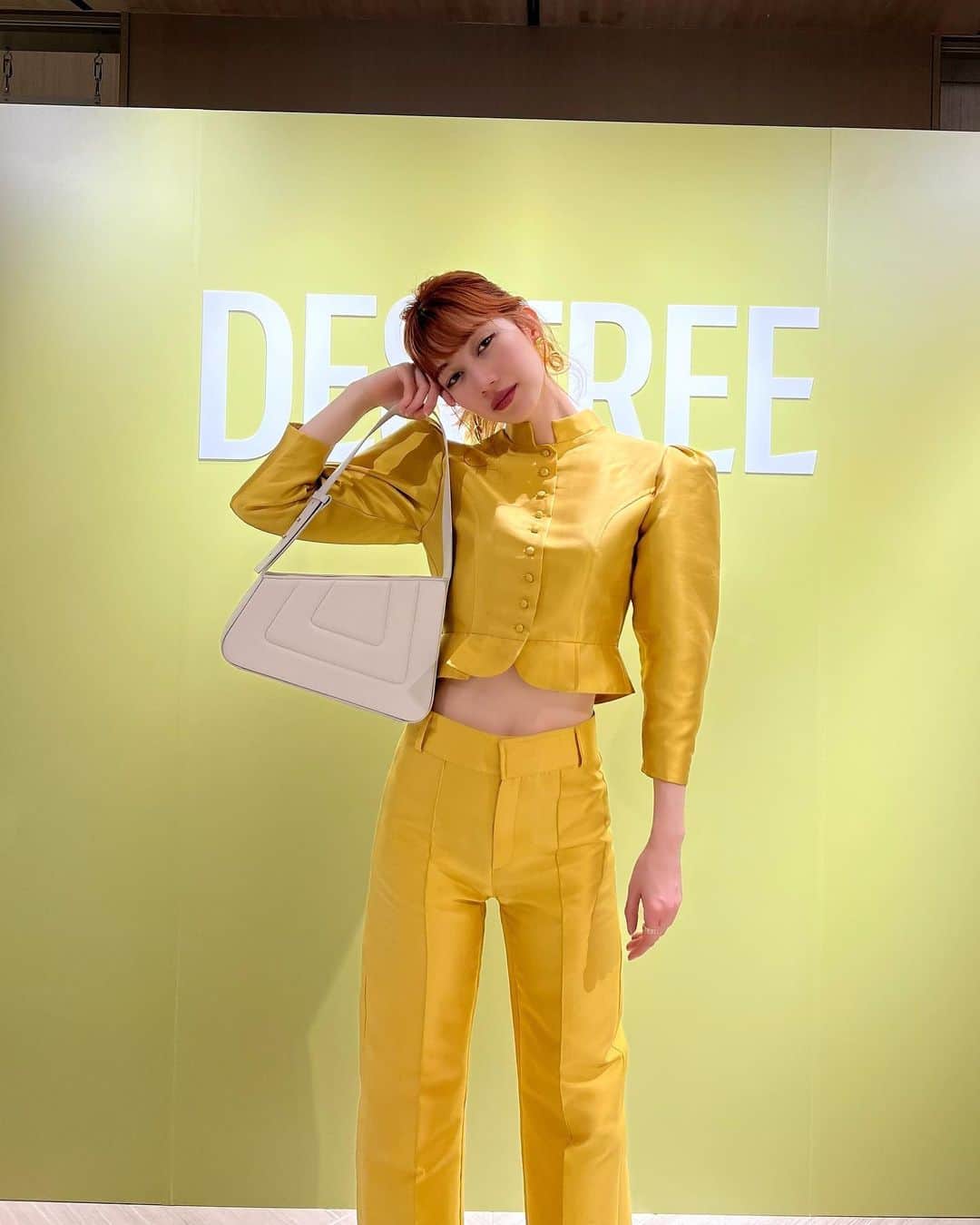 山本ソニアのインスタグラム：「@destree 🇫🇷💛  4/25までGINZA SIXの3Fでポップアップ行ってるので、これからの季節に活躍するかわいいアイテム沢山あったのでチェックしてね💛  「デストレー（DESTREE）」は2016年にパリで誕生したファッションブランド！現代アートにインスピレーションを得たコレクションを発表しています🎨✨  会期:3月29日(水)〜4月25日(火)  住所:東京都中央区銀座 6-10-1  場所:GINZA SIX 3 階 THE POP UP 3rd  #デストレー #destree #ginza #ginzasix #paris #パリジェンヌ　#parisienne」