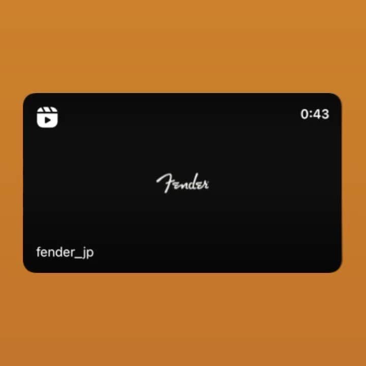 エジマハルシのインスタグラム：「#FenderNews の #BrandNewVintage 企画にて、 ギター試奏動画＆インタビューが公開されました！観てね #fender」