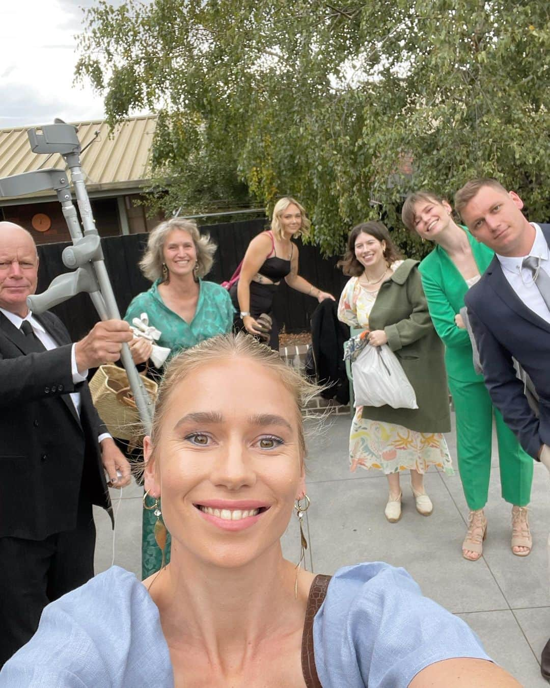 エレナー・パターソンさんのインスタグラム写真 - (エレナー・パターソンInstagram)「Celebrating the beautiful couple and love of Jack & Al at their wedding over the weekend with the fam 🫶🏻🥹🥰💃🏼 #alhitthejackpot (just missing Julsa … & my crutches in most pics)」3月29日 18時15分 - eleanorpatterson