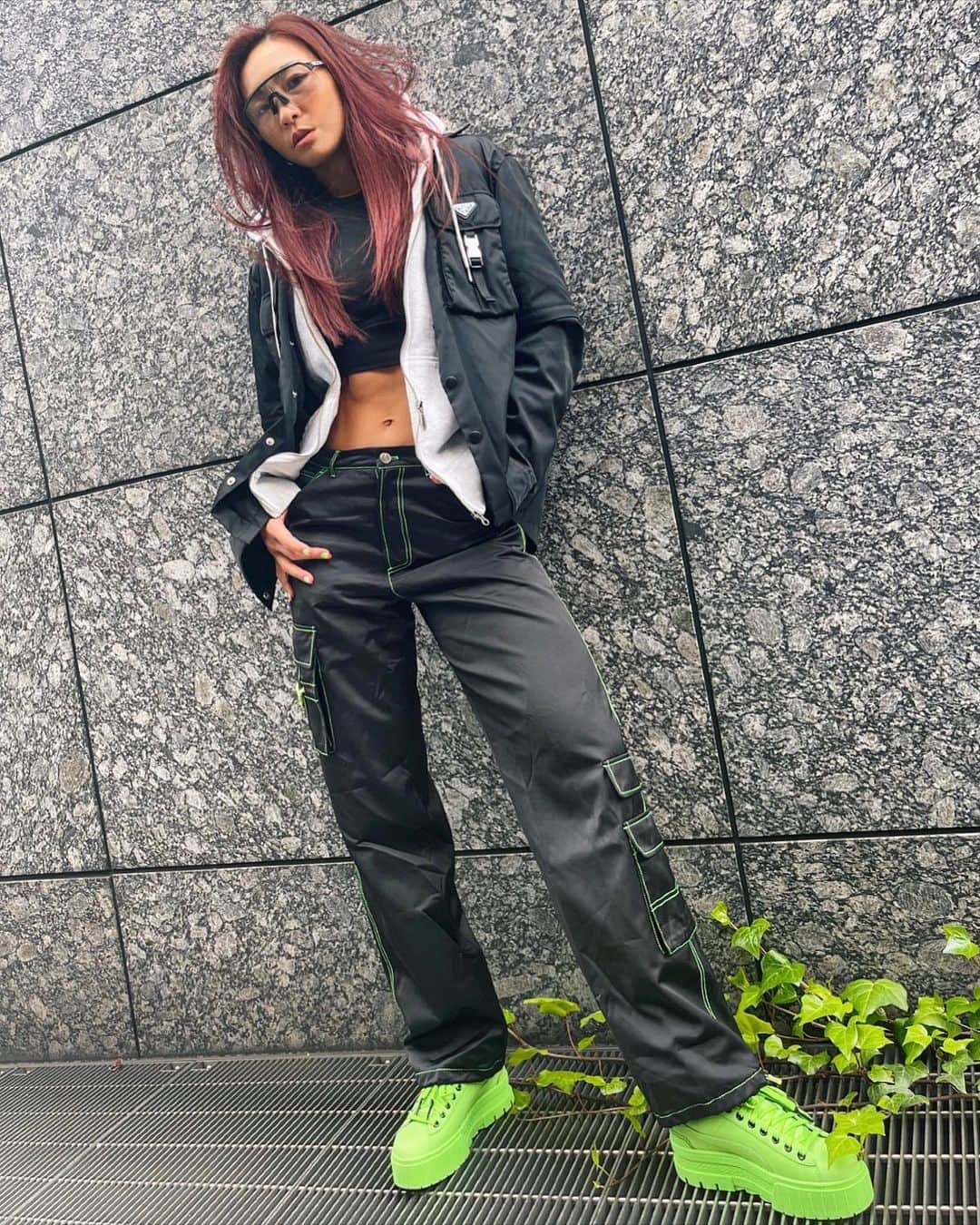 Aya（小山内あや）さんのインスタグラム写真 - (Aya（小山内あや）Instagram)「男くさいファッション好き❤️🖤💚」3月29日 18時31分 - aya_fitness