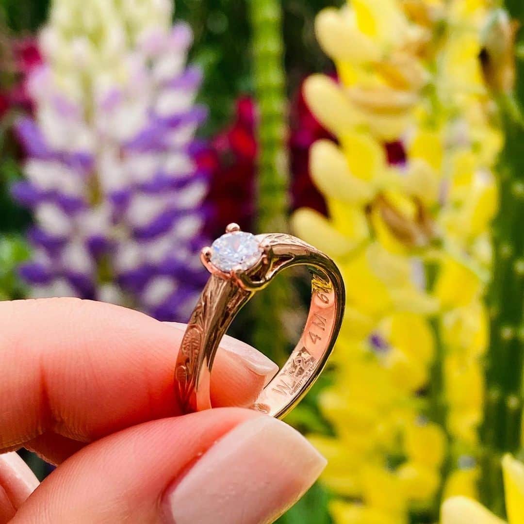 ハワイアンジュエリーのWailea（ワイレア）さんのインスタグラム写真 - (ハワイアンジュエリーのWailea（ワイレア）Instagram)「🌈みなとみらい東急スクエアスタッフより🌺  エンゲージリングのご紹介です😊✨✨ こちらのリングはダイヤモンドを止める爪が4本のため、ダイヤモンドがより大きく見えます💎  シャープな雰囲気でシンプルなデザインがお好きな方におすすめです💍🌿  #wailea #Hawaii #記念日 #ワイレア #婚約指輪 #結婚指輪 #セカンドマリッジ #プロポーズ #サプライズ #東急カード #プルメリア  #みなとみらい #東急ポイント #オーダーメイド #マリッジリング #エンゲージリング #ブライダルフェア #ハワイアンジュエリーワイレア #ワイレアみなとみらい東急スクエア店」3月29日 18時32分 - wailea.hawaii