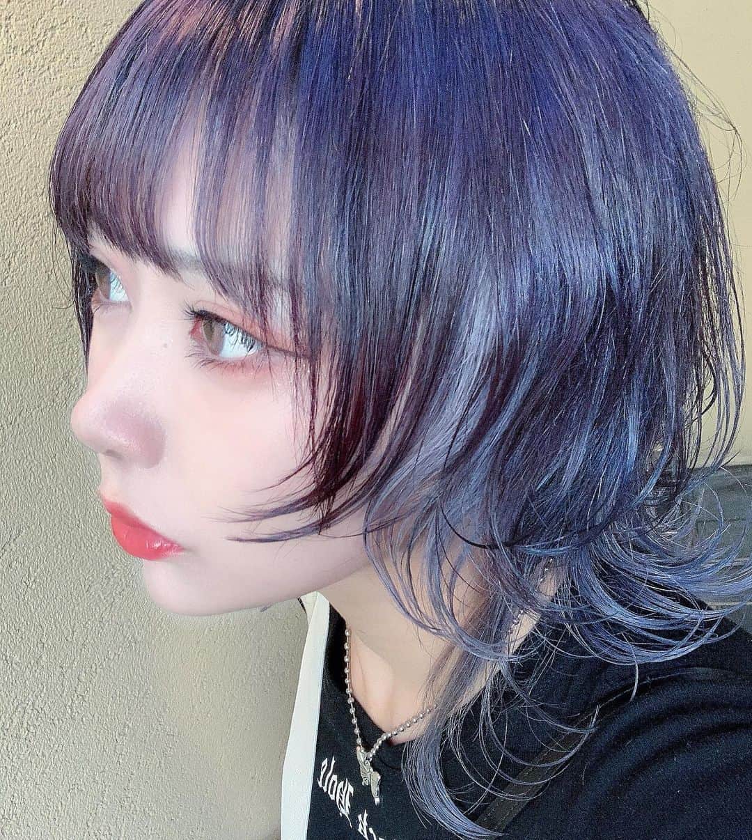 ねおきまこのインスタグラム：「むらさきウルフのとき」