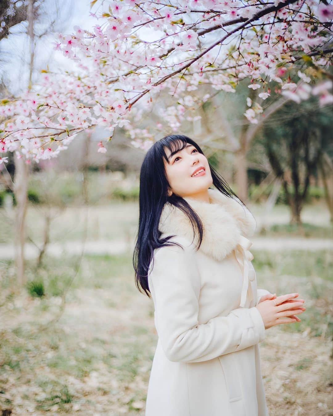 いけながあいみさんのインスタグラム写真 - (いけながあいみInstagram)「桜は夜桜の方が好きだよー🌙🌸🌃 ・ けど写真は昼のがキレイに撮れる😆🌸笑  #sakura #桜 #さくら #桜スポット #お花見 #お花見スポット #公園 #portrait #ポートレート #モデル」3月29日 19時11分 - aimicat424