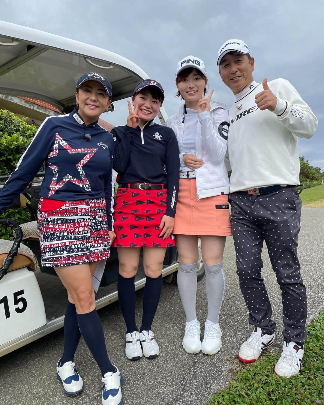 佐伯三貴のインスタグラム：「番宣です❣️  3月31日　19時よりBS日テレにて  ゴルフサバイバルチャンピオン大会⛳️👑  江連忠プロと解説をさせていただきました😊  年間女王は誰だ⁉️  是非ご覧ください❣️」