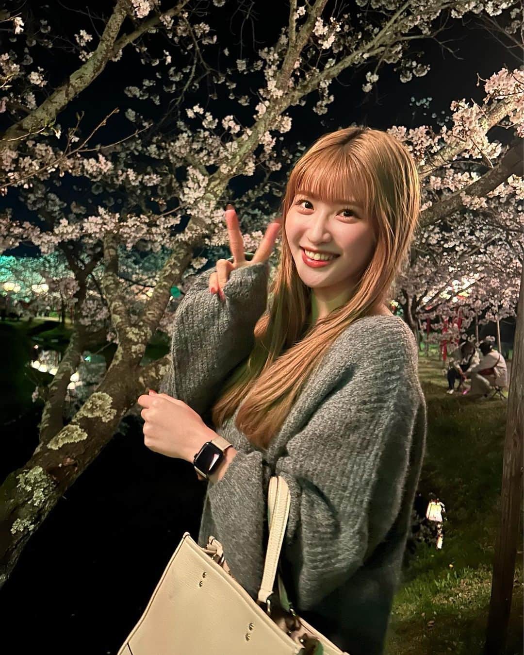 若林真帆のインスタグラム：「春だね🌸」