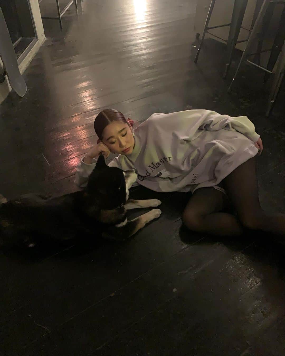 のインスタグラム：「. イッヌ🐕とお団子おばさん🍡」