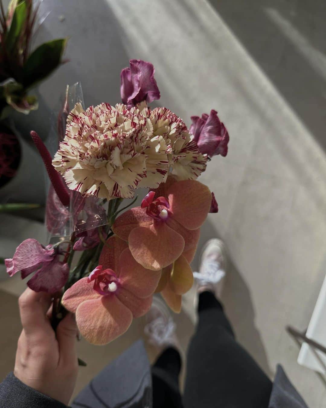 塚本いづみのインスタグラム：「. 通りすがりに見つけた神戸のすごくすごくタイプのお花屋さん、、♡ 近所にあればなあと🥹  昨日ストーリーに載せてたお花屋さんです☺︎」
