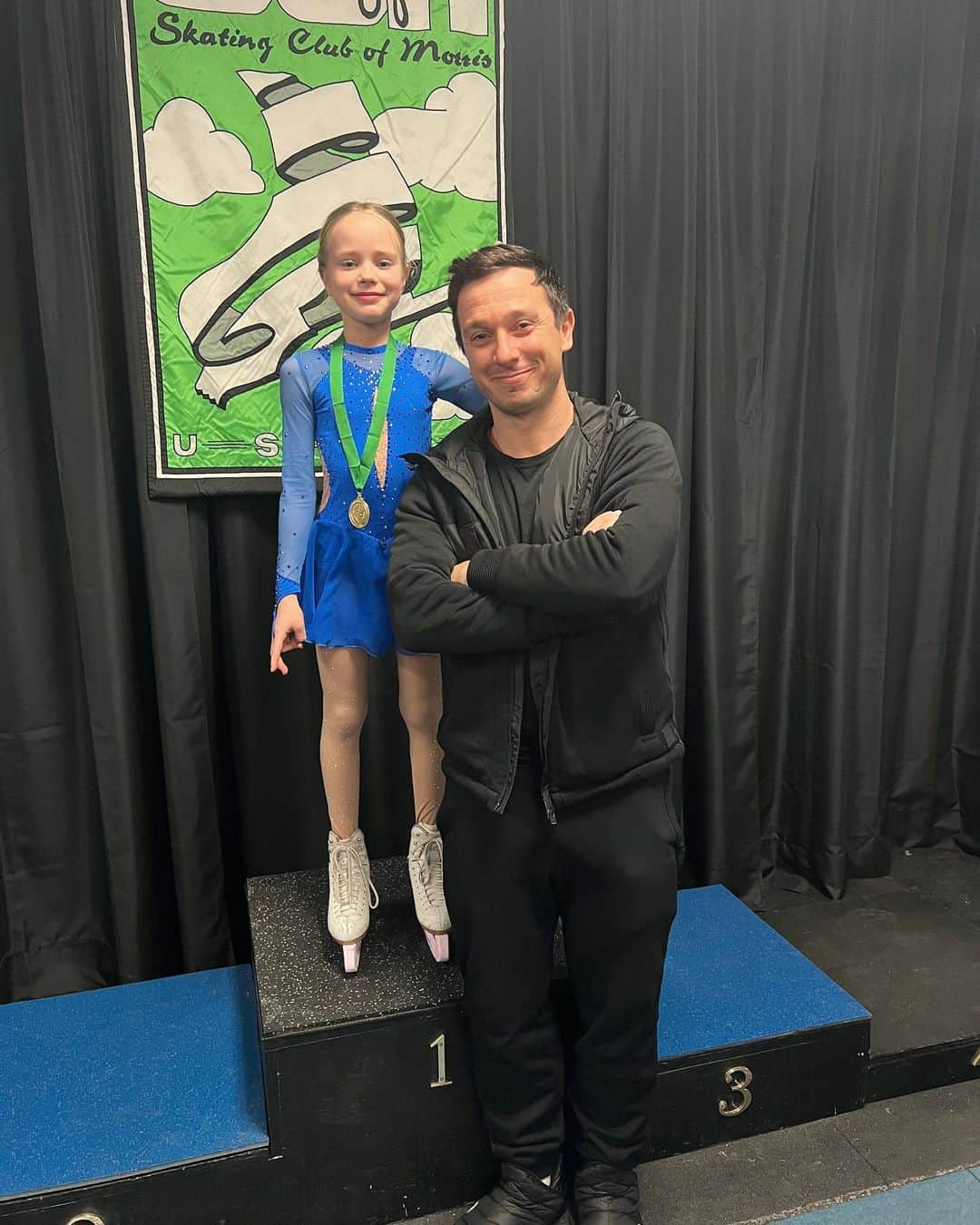 オレクシイ・ビチェンコのインスタグラム：「Competition Morris Open 2023✅🏆⛸️  Good Job Everyone 🤟🏼 Team @ice_dream_academy_of_nj」