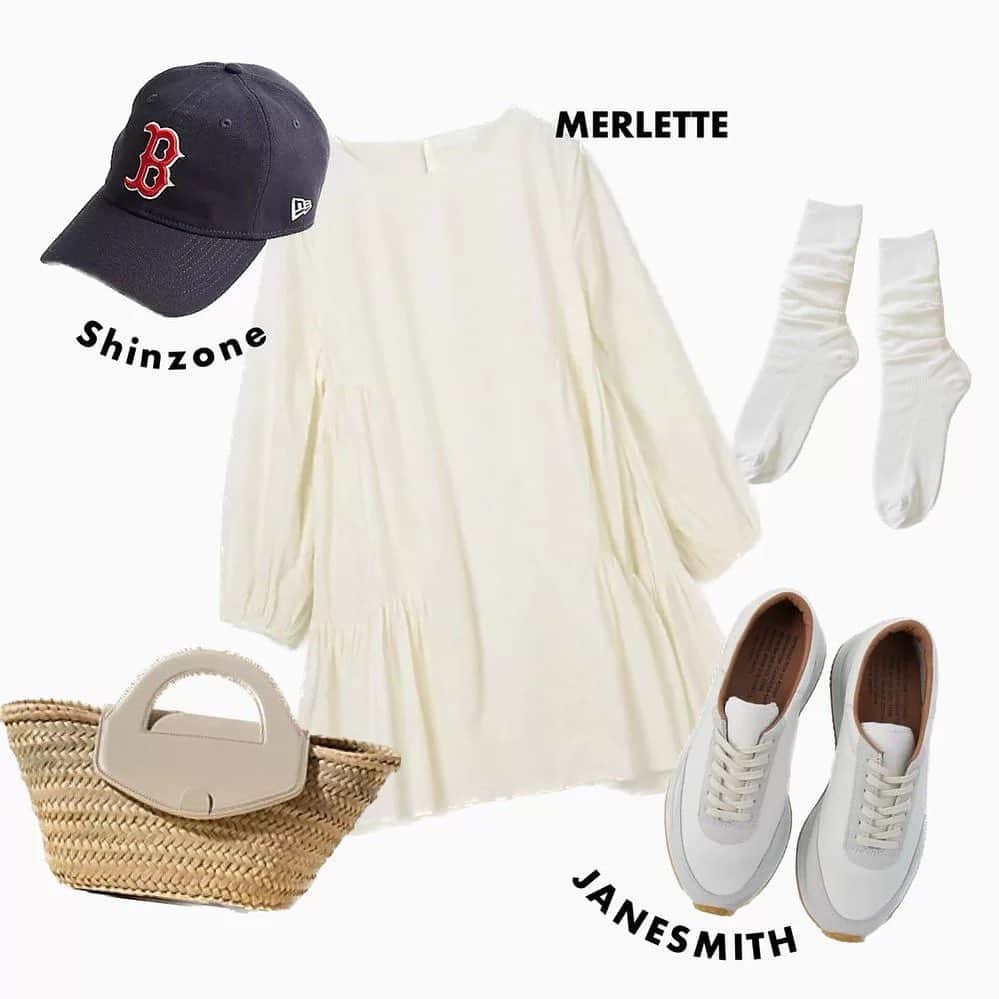 集英社FLAG SHOP（フラッグショップ）さんのインスタグラム写真 - (集英社FLAG SHOP（フラッグショップ）Instagram)「SPRING STYLE🌸  dress: marlette bag: hereu shoes: jane smith cap: the shinzone  #marlette #hereu #theshinzone #janesmith #happyplusstore」3月29日 21時00分 - happyplusstore