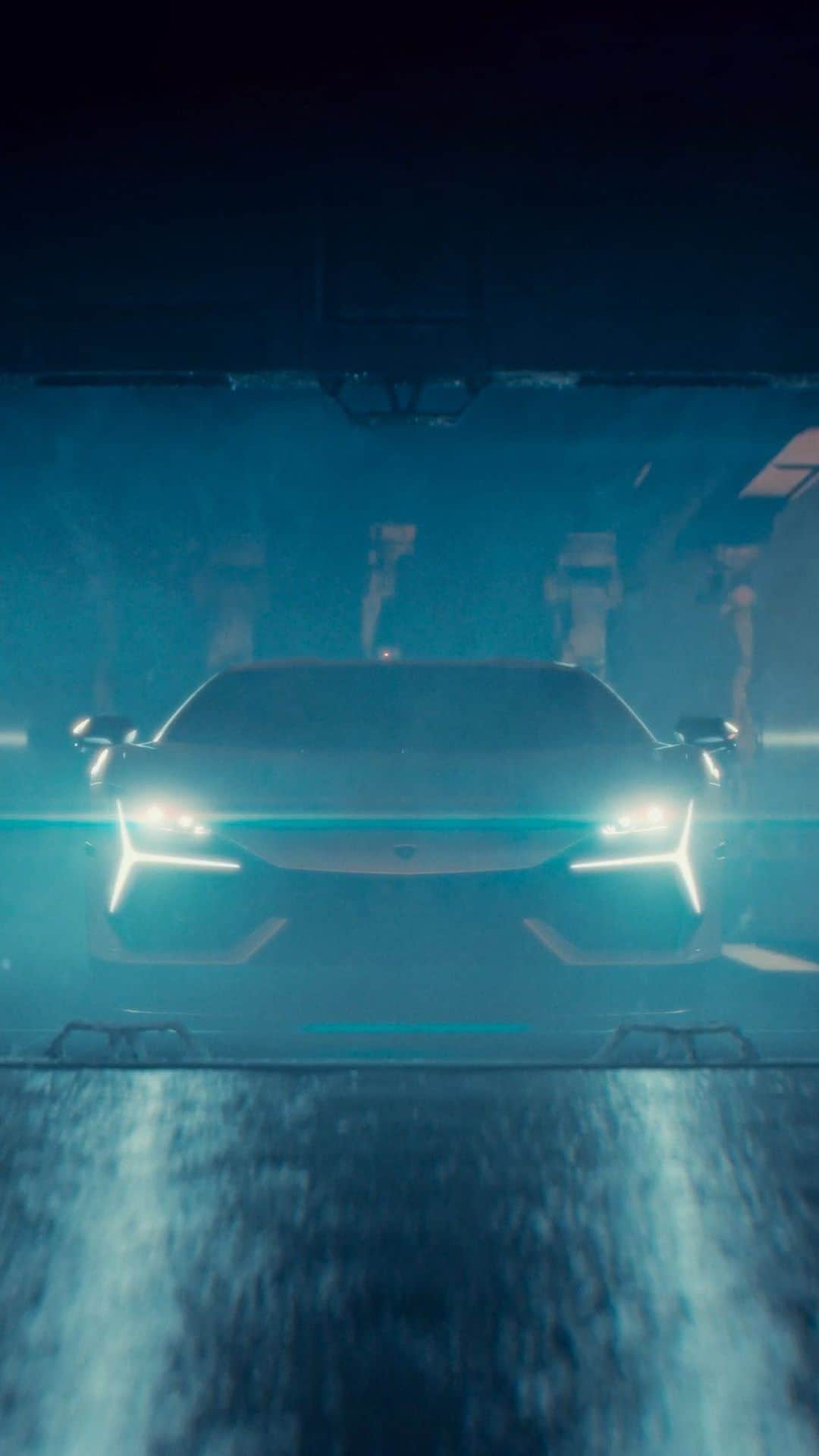ランボルギーニのインスタグラム：「From now on. Energy and power become something completely, authentically new. Emotions flow and run like you never expected.  Introducing Lamborghini Revuelto, the first super sports V12 hybrid plug-in High Performance Electrified Vehicle delivering 1015 CV.   #Lamborghini #Revuelto #FromNowOn」