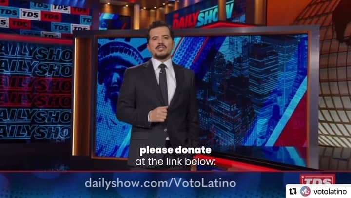 ロザリオ・ドーソンのインスタグラム：「Yas! Thank you @joheguizamo   Love this shout out! @thedailyshow   Link in my bio to donate to @votolatino and their vital work!   #vote」