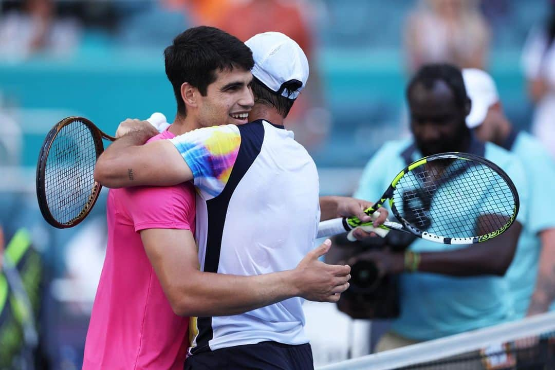 ドゥシャン・ラヨビッチさんのインスタグラム写真 - (ドゥシャン・ラヨビッチInstagram)「Location: 305  📸 @miamiopen  . . . . #miami」3月29日 23時05分 - dutzee