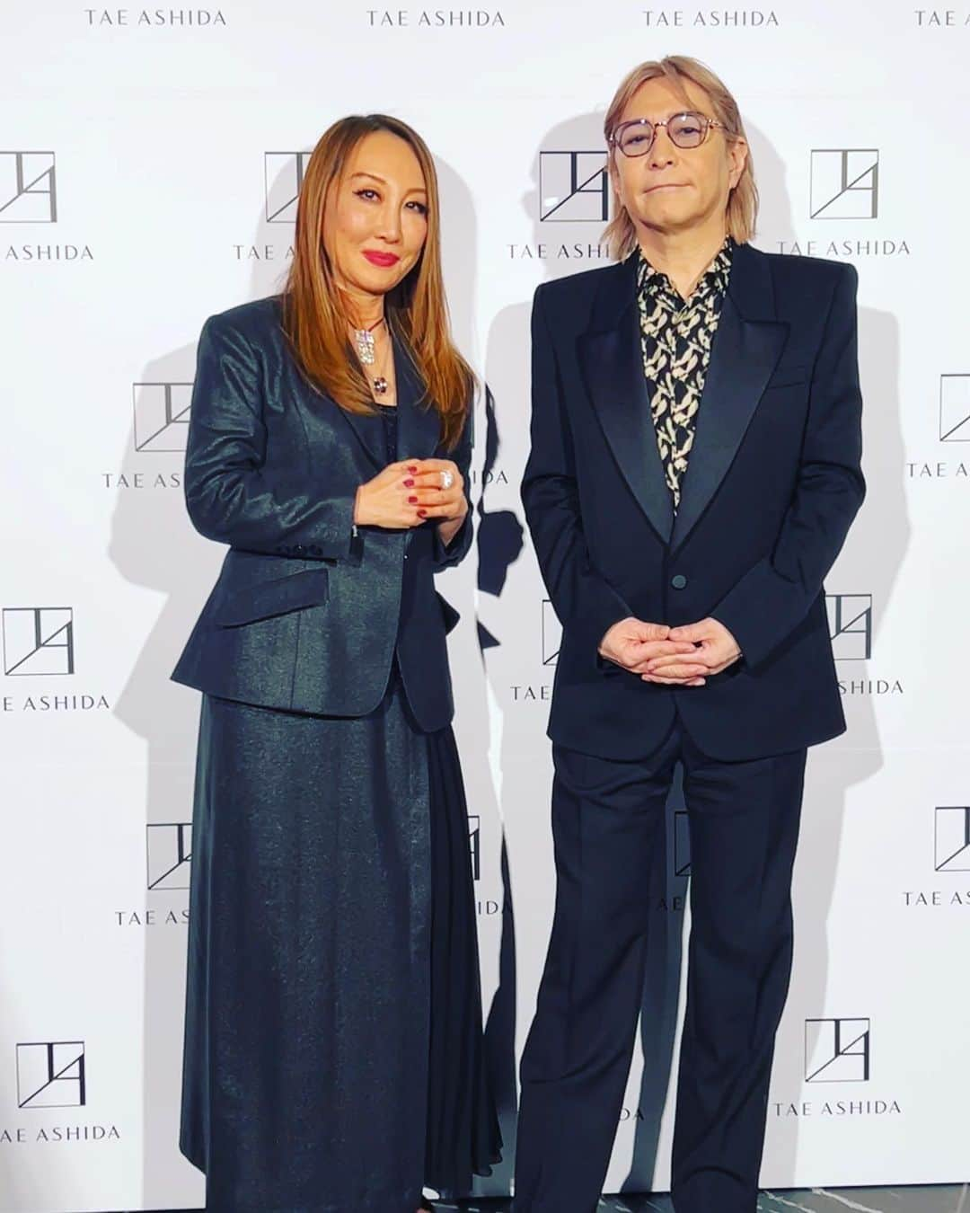 小室哲哉のインスタグラム：「TAE ASHIDA AUTUMN WINTER COLLECTION 2023-2024 お招きありがとうございました😊」